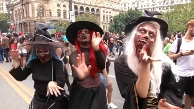 Zombies "à solta" em São Paulo e no Rio de Janeiro