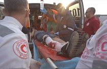 En Gaza el personal sanitario, no da abasto, para hacer frente a un número de heridos creciente