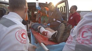 En Gaza el personal sanitario, no da abasto, para hacer frente a un número de heridos creciente