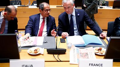 Euro finance ministers take hard look at Italian budget