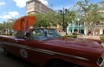 Küba'nın başkenti Havana'da antika arabalar yarıştı