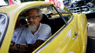 Гонки ретро-автомобилей в Гаване