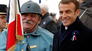 Macron besucht Schlachtfelder des Ersten Weltkrieges