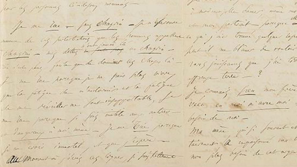 French Poet Baudelaire Suicide Letter Sold For 234 000 Euros Euronews