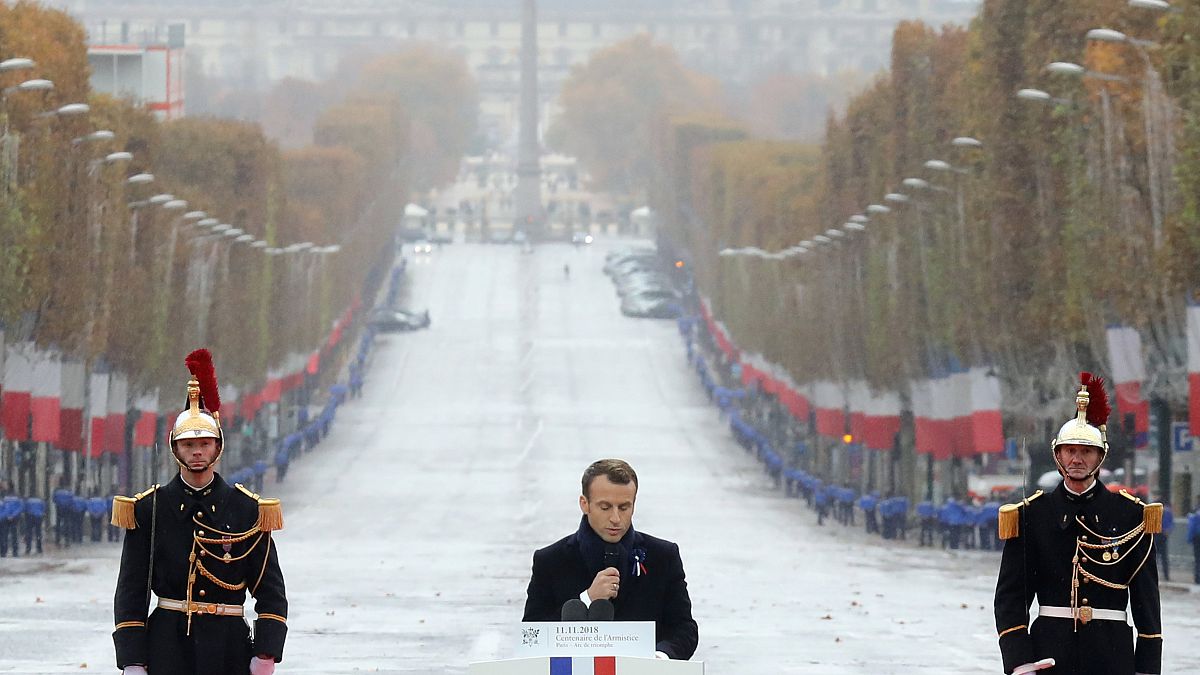 World leaders mark WWI Armistice centenary in Paris