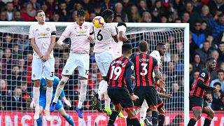 Nemanja Matic poppy-less for Manchester United versus Bournemouth.