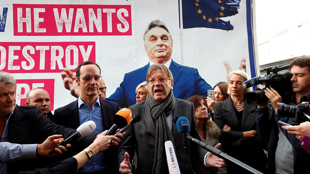 Campaña contra el primer ministro húngaro en Bruselas