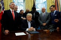 Trump, Beyaz Saray'da evanjelist liderlerle