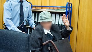 The wheelchair-bound man appeared in court in Münster, Germany