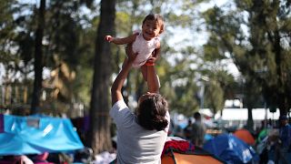 La caravane des migrants fait une escale salvatrice à Mexico