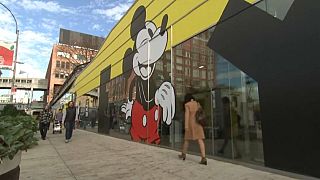 Watch: New York exhibition celebrates Mickey Mouse turning 90