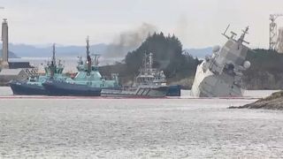 Petroleiro e fragata colidem ao largo da Noruega