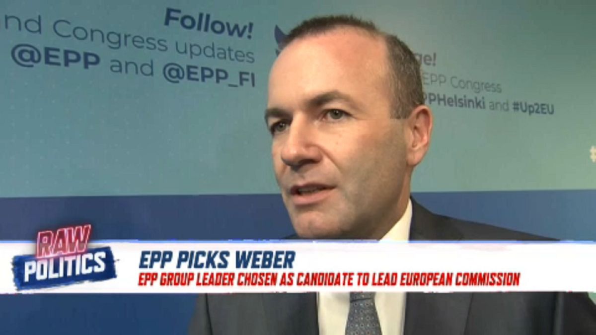 Centre-right party chooses Weber for top EU job | Raw Politics 