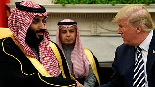 دونالد ترامپ، رئیس جمهوری امریکا و محمد بن سلمان، ولیعهد عربستان