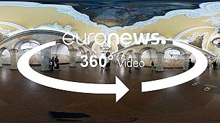 Το μετρό της Μόσχας είναι έργο τέχνης! -  360° βίντεο