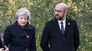 Convoy carrying British, Belgian prime ministers hit by car: reports