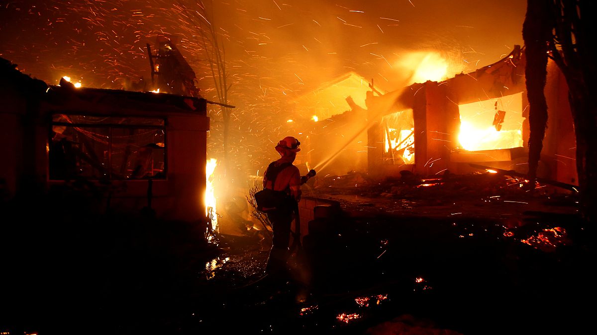 Raging wildfires kill nine people in California