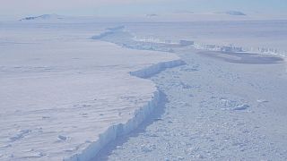 NASA shares first pictures of massive Antarctic iceberg from Pine Island Glacier