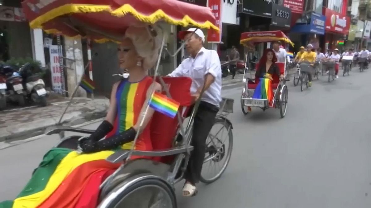 Fin de fiesta de la semana del Orgullo LGBT en Vietnam