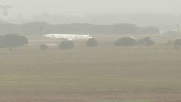 Aterragem de emergência no aeroporto de Beja Aterragem de emergência no aeroporto de Beja