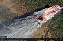 California fires seen from space show massive scale of destruction