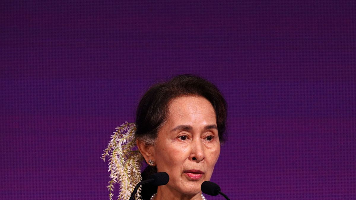 Myanmar lideri Aung San Suu Kyi 