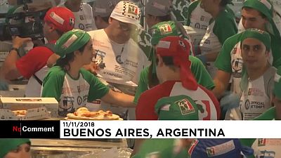 Argentine chefs break world record by baking 11,287 pizzas in 12 hours