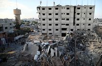 Quello che resta della tv di Hamas. 