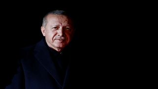 الرئيس التركي رجب طيب ارودغان في فرنسا يوم 10-11- 2018