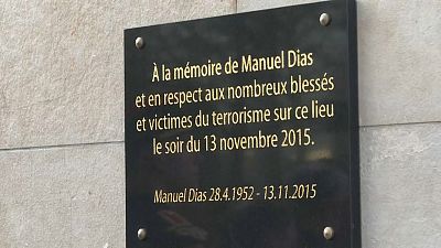 Homenagem às vítimas dos ataques de 2015 em Paris