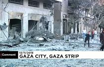 Nach den Luftangriffen: Trümmerfeld in Gaza