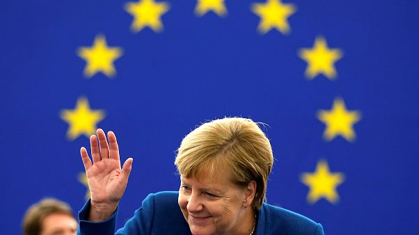 La chancelière allemande Angela Merkel La chancelière allemande Angela Merkel