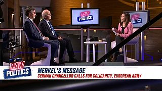 German MEPs react to Merkel's call for a European army | Raw Politics