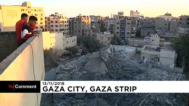 A violência em Gaza antes do cessar-fogo A violência em Gaza antes do cessar-fogo