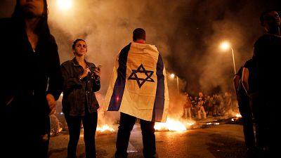 Israel: Proteste gegen Waffenstillstand 