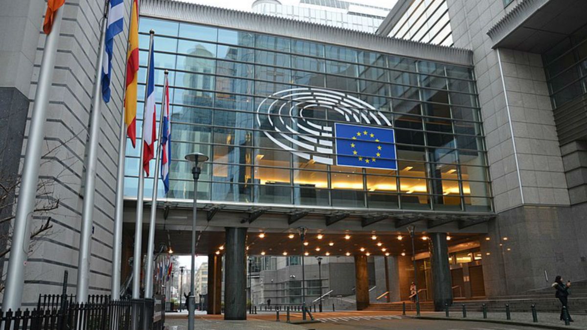 ساختمان پارلمان اروپا در بروکسل