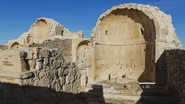 كنيسة المعمودية بجوار الكنيسة الشمالية في شبطا بالنقب كنيسة المعمودية بجوار الكنيسة الشمالية في شبطا بالنقب
