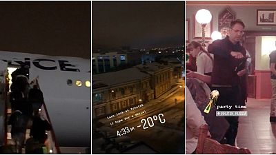 282 راكبا تحدوا برد سيبيريا القارس لثلاثة أيام بسبب عطل في طائرتهم