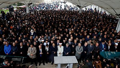 Simbólico funeral de Jamal Khashoggi en Estambul