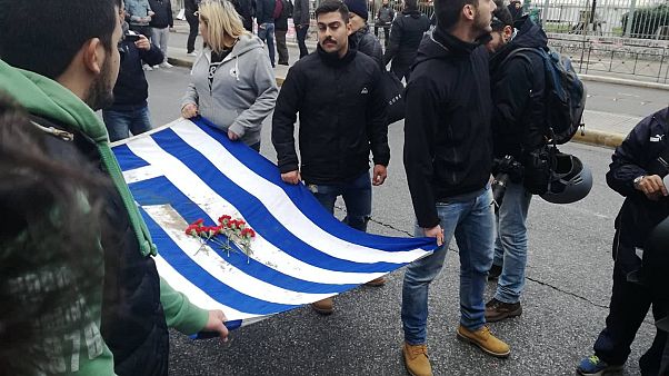 Μαζική πορεία για την 45η επέτειο του Πολυτεχνείου Μαζική πορεία για την 45η επέτειο του Πολυτεχνείου