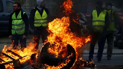 One dead and over 200 injured in fuel protests across France