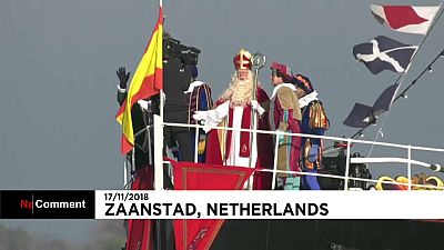 شاهد: احتجاجات في هولندا بسبب بابا نويل
