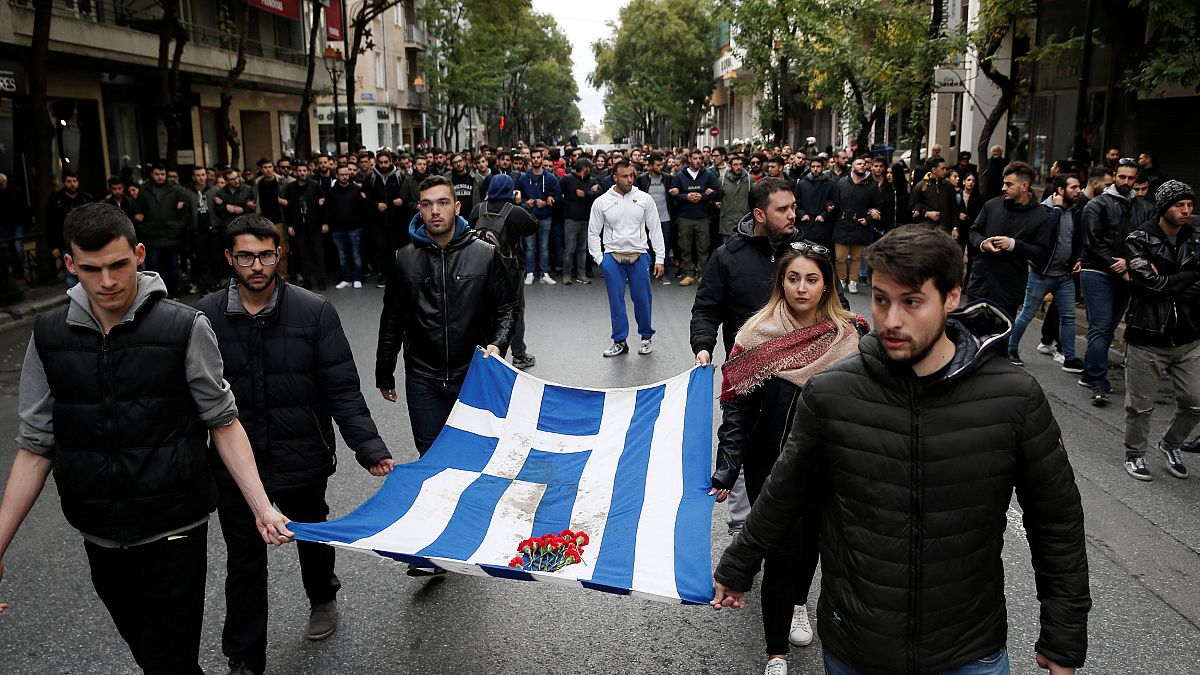 Atene, 45esima marcia commemorativa per la Rivolta del politecnico