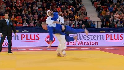 Fancy footwork and flying finishes on Day 2 of Hague Judo Grand Prix 
