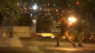 Nappal békés, este erőszakos tüntetések voltak Athénban