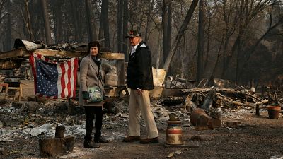 Trump califica de “total devastación” la situación creada por los incendios en Calfornia