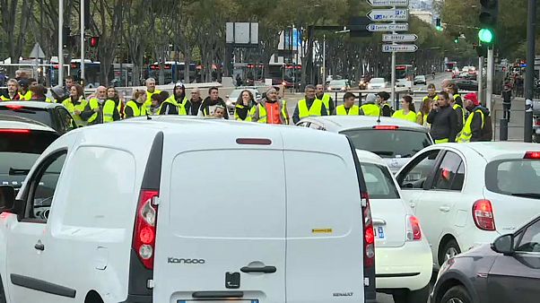 La protesta de los 'chalecos amarillos' reactiva la oposición a Macron La protesta de los 'chalecos amarillos' reactiva la oposición a Macron