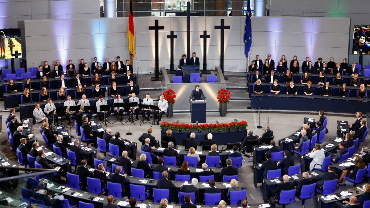 ماکرون در پارلمان آلمان