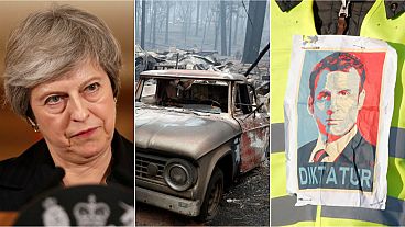 Brexit turbulence; California wildfires latest; and Macron in Belgium Brexit turbulence; California wildfires latest; and Macron in Belgium