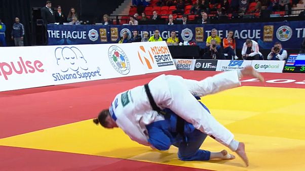 Judo: Lahey Grand Prix'si çekişmeli maçlarla sona erdi Judo: Lahey Grand Prix'si çekişmeli maçlarla sona erdi